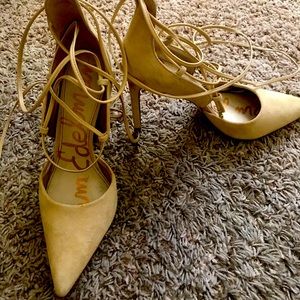 Sam Edelman Suede Lace Up Pumps